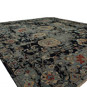 Traditional Handknotted Black Wool Rug