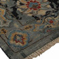 Traditional Handknotted Black Wool Rug