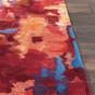 Contemporary Tufted Multicolor Wool Rug